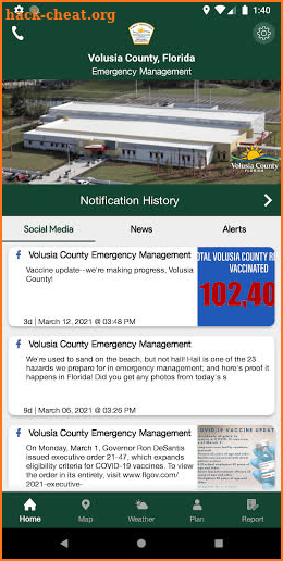Volusia County EM screenshot