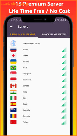 VOP HOT Pro Premium VPN -100% secure Safe Browsing screenshot