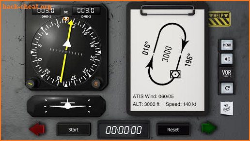 VOR Tracker - IFR Trainer Navigation Simulator Pro screenshot