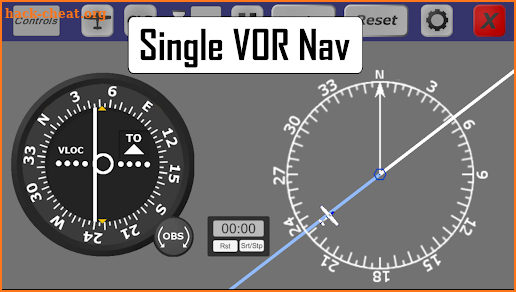 VOR Visualizer & Trainer screenshot