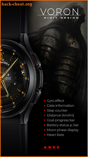 Voron Ares Analog Watch Face screenshot