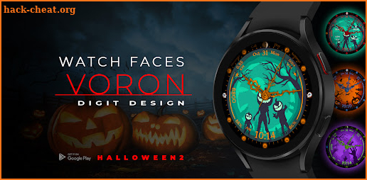 Voron "Halloween 2" Watch Face screenshot