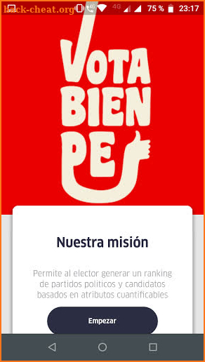 Vota Bien Pe screenshot