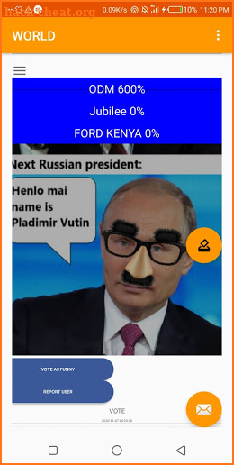 VOTE screenshot