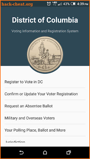 Vote 4 DC screenshot