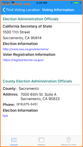Vote California screenshot