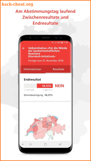VoteInfo - Offizielle Abstimmungs-Informationen screenshot