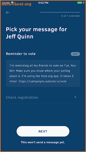 Vote.org screenshot