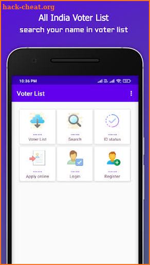Voter List screenshot