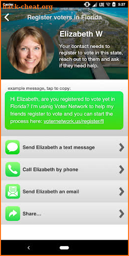 Voter Network screenshot