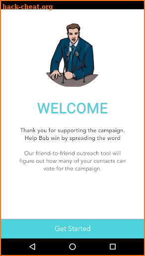 VoterCircle Friend-to-Friend Outreach screenshot