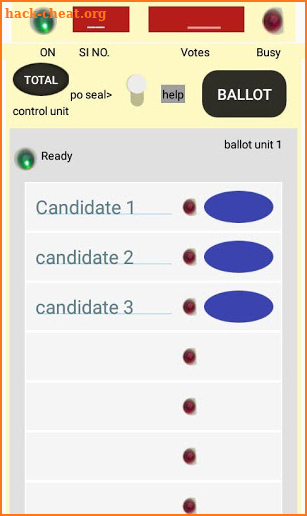 voting machine screenshot