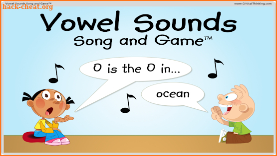 Vowel Sounds Song and Game™ screenshot
