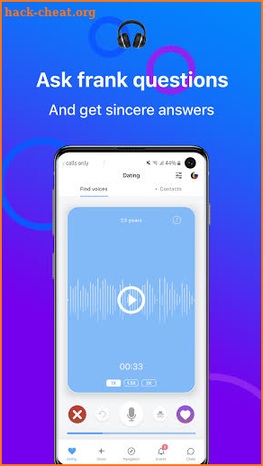 Vox - voice dating screenshot