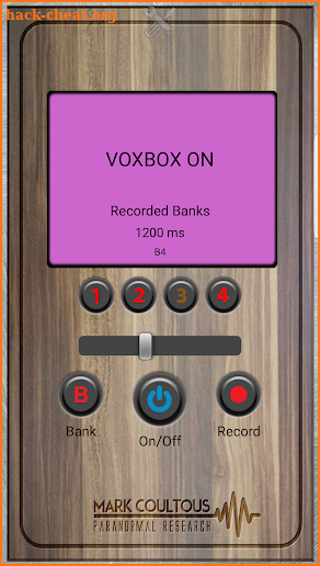 VoxBox ITC Spirit Box screenshot
