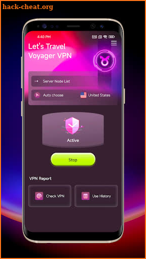 Voyager VPN screenshot