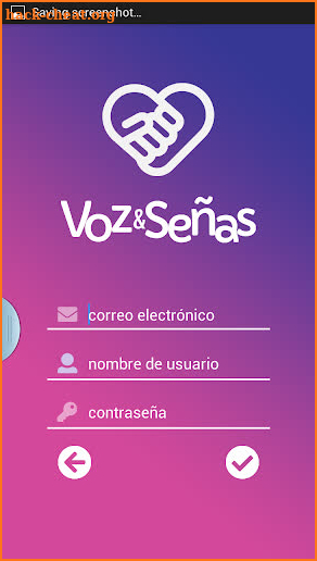 Voz y Señas screenshot