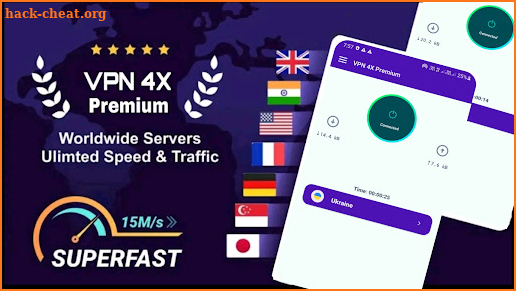 VPN 4x Premium Pro screenshot
