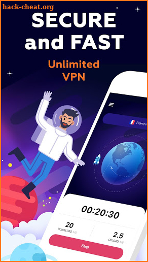 VPN for Android with Proxy Master on Turbo Speed screenshot