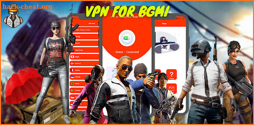 VPN For Battlegrounds Mobile India, BGMI VPN screenshot