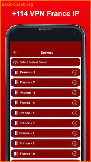 VPN France - Fast French IP screenshot