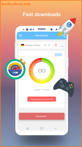 VPN Germany - Free and fast VPN connection screenshot