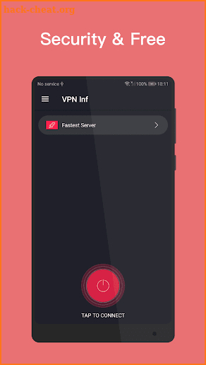 VPN Inf - FREE,STABLE,FAST,UNLIMITED VPN. screenshot