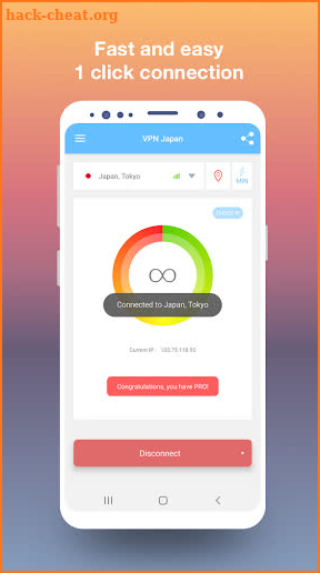 VPN Japan - get free Japanese IP screenshot