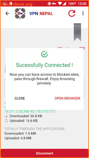 VPN Nepal screenshot