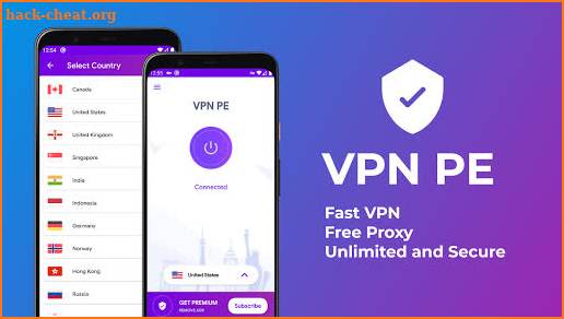 VPN Pe - Free VPN, Super Fast & Unlimited Proxy screenshot