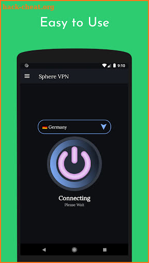 VPN Private Proxy (Fast and Secure) — Sphere VPN screenshot