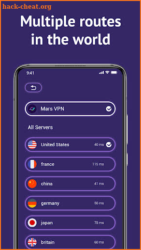 VPN Proxy Super Fast as Mars screenshot