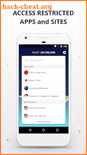 VPN SecureLine by Avast - Unlimited Security Proxy screenshot