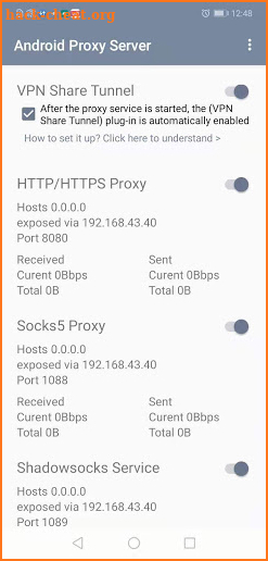VPN Share Tunnel(Plug-in) screenshot