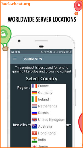 VPN : Shuttle VPN, Free VPN, Master VPN screenshot