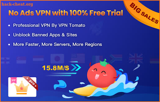VPN Tomato Pro:  Fast & Stable & Unblock VPN Proxy screenshot