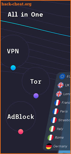 VPN + TOR Browser and Ad Block screenshot