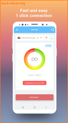 VPN UAE - Free and fast VPN connection screenshot