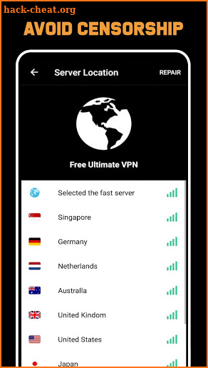 VPNhub - Adult Content Unblocker screenshot
