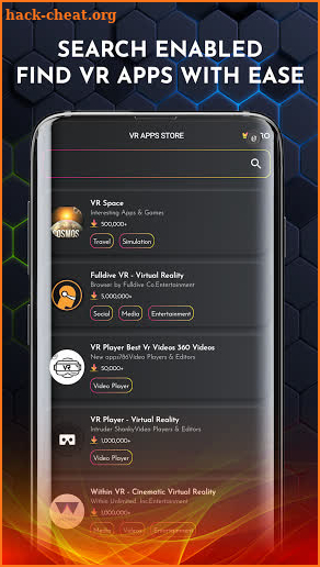 VR Apps Store screenshot