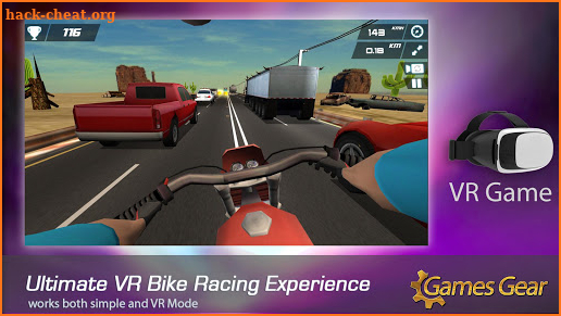 VR Bike Racing Game - vr bike ride screenshot