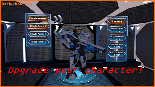 VR Cyborg Warrior - Space Shooter screenshot