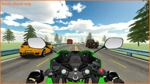 VR Highway Traffic Bike Racer screenshot