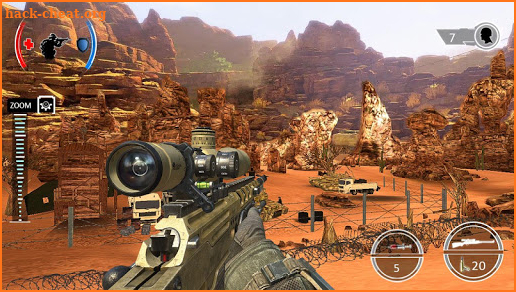 VR Mountain Sniper Shooting 3D screenshot