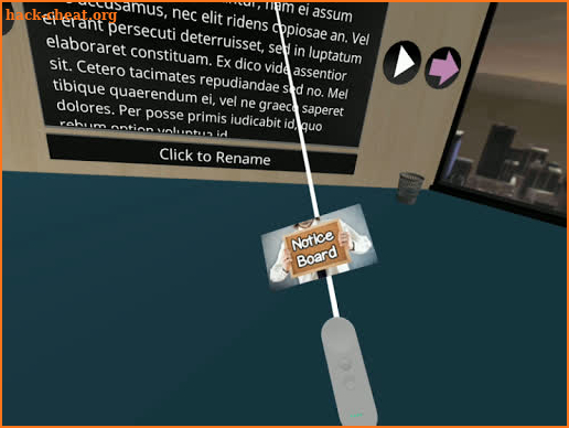 VR Notice Board screenshot
