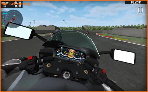 VR Real Moto Bike Circuit Race screenshot