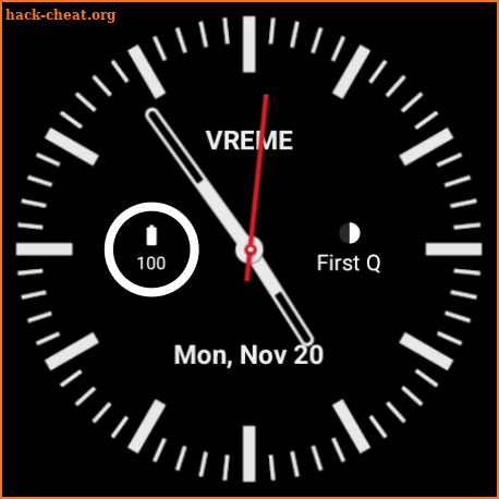 VREME Watch Face screenshot