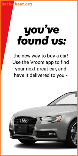 Vroom: Great cars. Delivered to you. Get in. screenshot