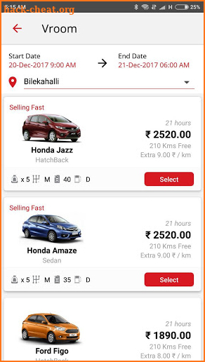 VroomDrive - Self Drive Car Rental screenshot