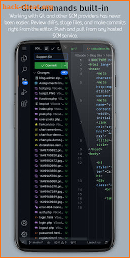 VScode for Android screenshot